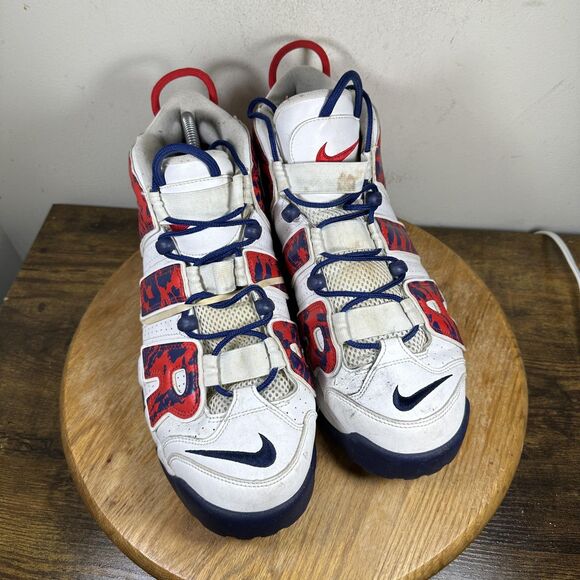 Nike Air More Uptempo Shoes Mens Size 13 USA Olympics CZ7877-100 Basketball Snea main image 4